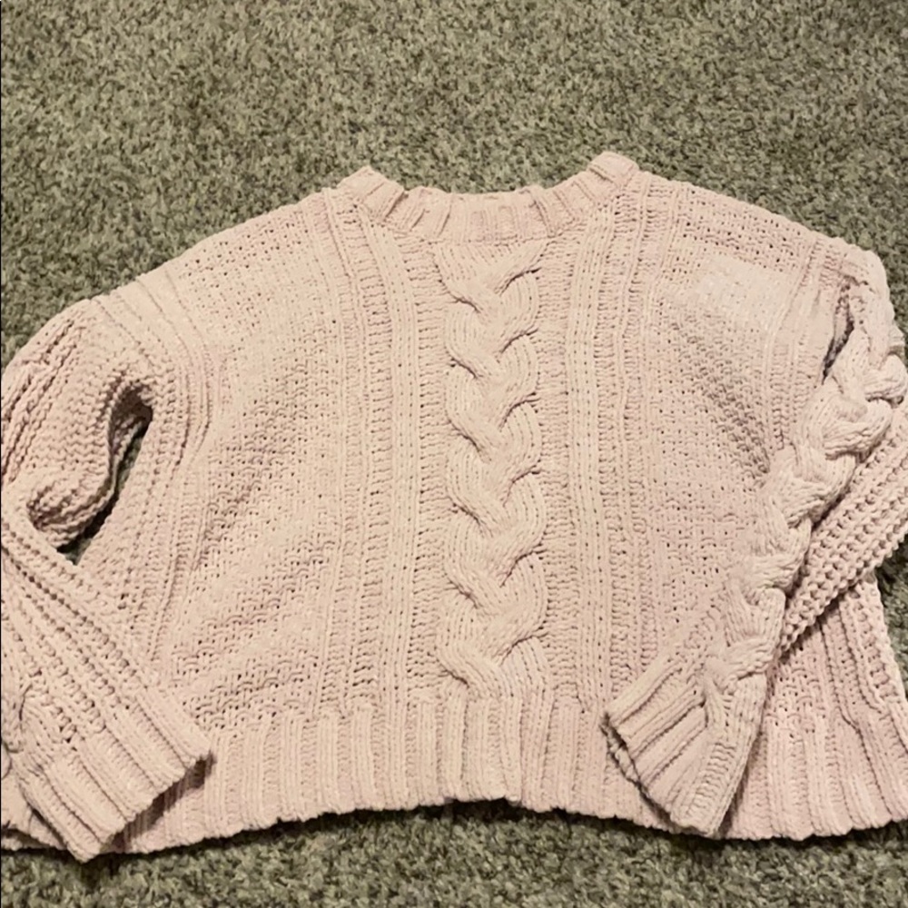pink sweater from aeropostale size medium